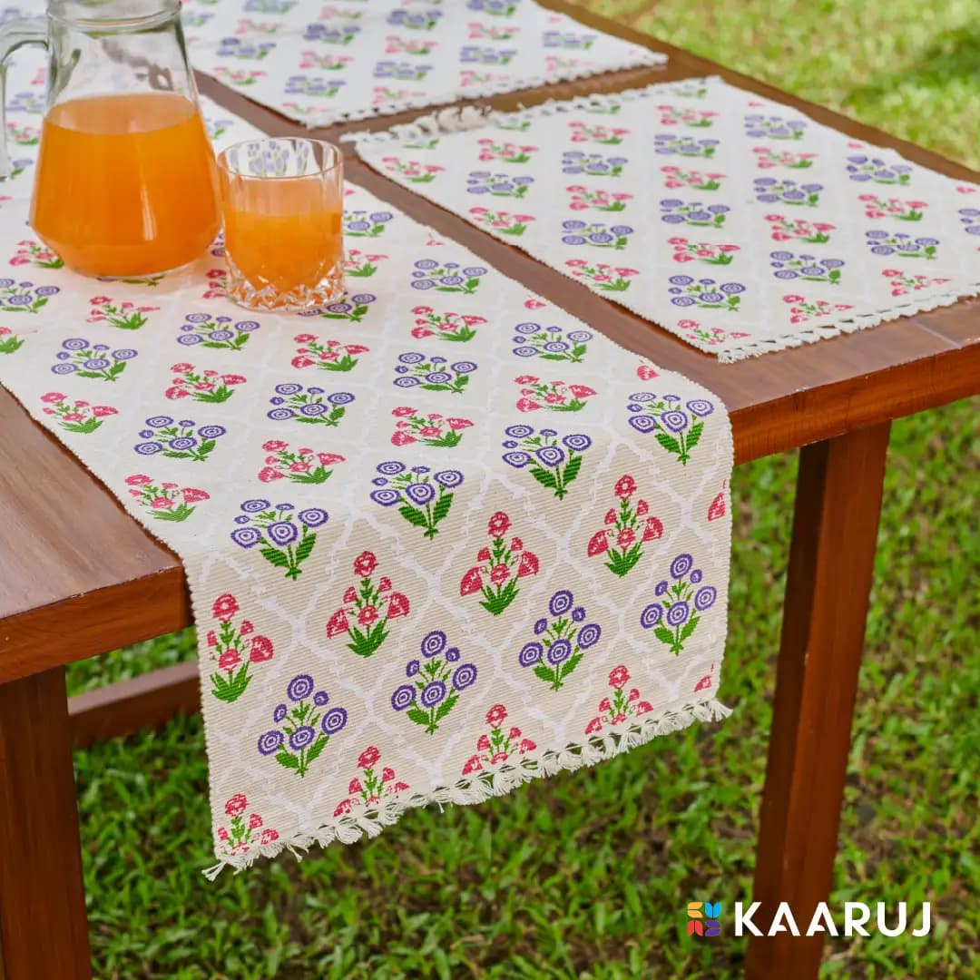 Purple and red~Table Runner Set